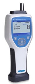 Hand held cleanroom particle counter