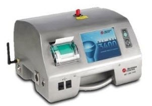 Bench top cleanroom particle counter, metal case, LCD screen