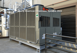 outdoor chiller for large cleanroom AC system